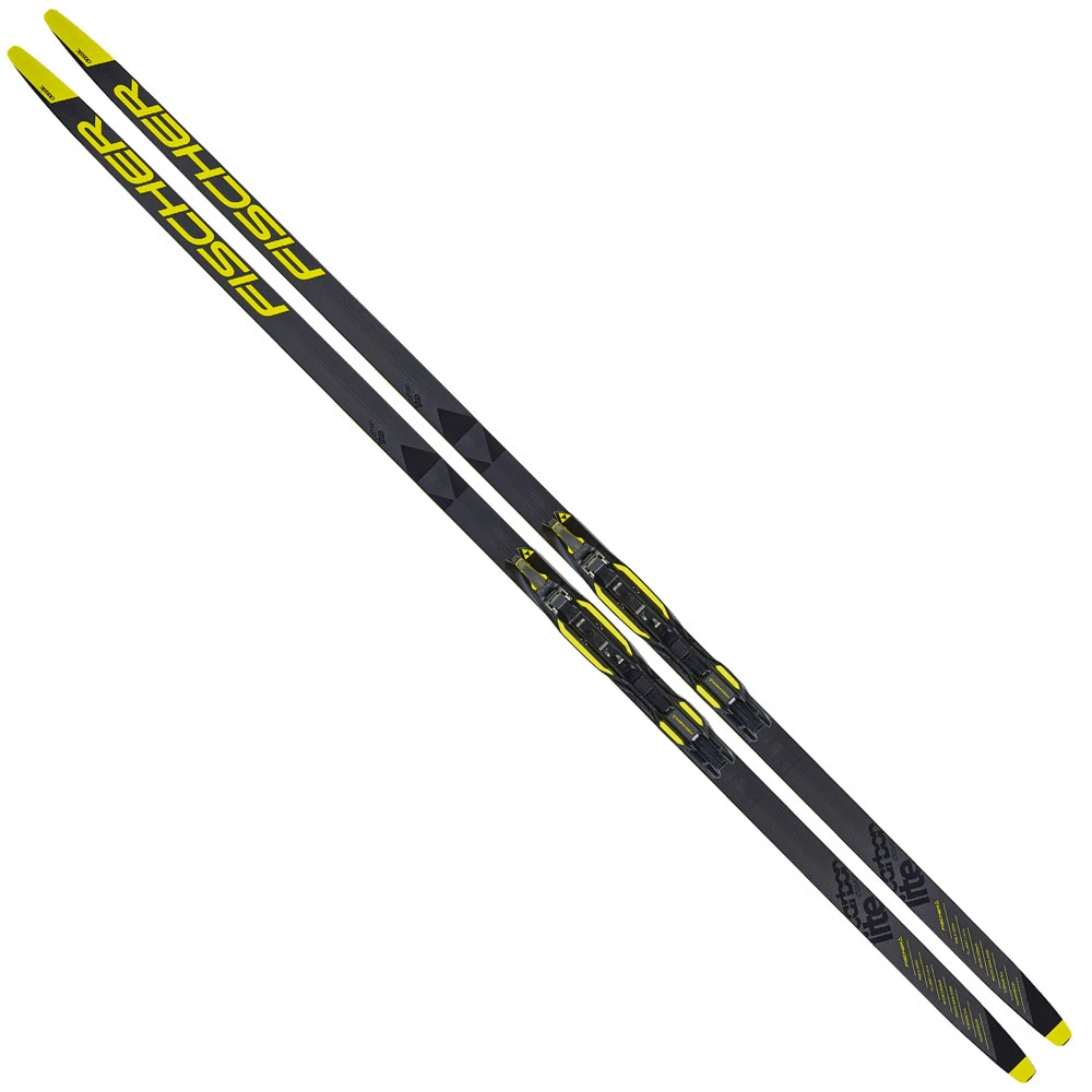 Fischer Carbonlite Classic Langlaufset Black/Yellow Kinder 1 Fischer Carbonlite Classic Langlaufset Black/Yellow Kinder