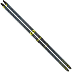 Fischer Twin Skin Superlite Stiff EF Langlaufski Black/Yellow Damen, Herren