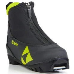 Fischer XJ Sprint Langlaufschuhe Black/Yellow Kinder -Skiausrüstung Geschäft fischer xj sprint s40821 03 gross