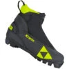 Fischer XJ Sprint Langlaufschuhe Black/Yellow Kinder