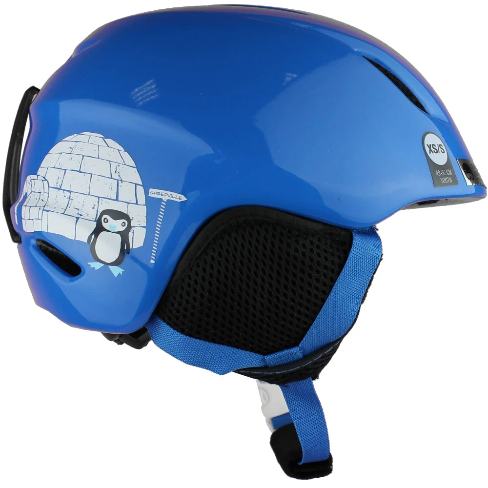 Giro Launch Skihelm Blue Penguins Kinder 3 Giro Launch Skihelm Blue Penguins Kinder – Bild 3