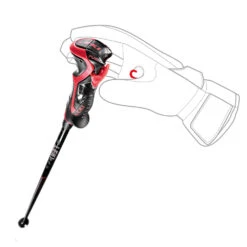 Leki Airfoil 3D Ski Alpin-Stöcke Schwarz/Rot Damen, Herren -Skiausrüstung Geschäft leki airfoil 3d 65067951 02 gross