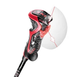 Leki Airfoil 3D Ski Alpin-Stöcke Schwarz/Rot Damen, Herren -Skiausrüstung Geschäft leki airfoil 3d 65067951 03 gross