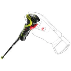 Leki Carbon 14 3D Skistöcke Blue Metallic/Neonyellow Damen, Herren -Skiausrüstung Geschäft leki carbon 14 3d 65067902 02 gross