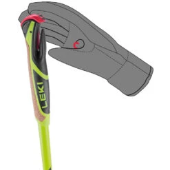 Leki CC 450 Langlaufstöcke Neonyellow/Black/White Damen, Herren -Skiausrüstung Geschäft leki cc 450 yellow 652418011 04 gross