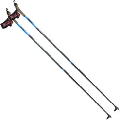Skiausrüstung Geschäft 3 Madshus Active Pro Pole Langlaufstöcke Black/Blue Damen, Herren