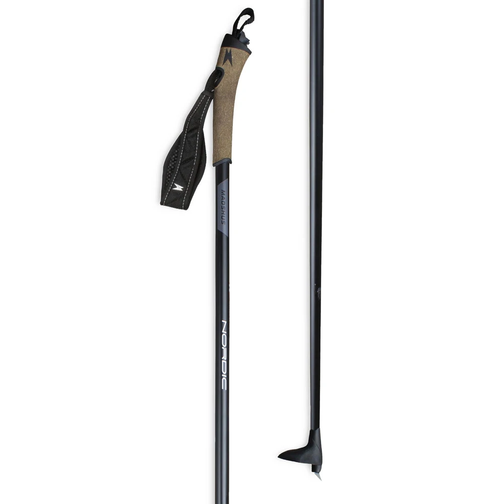 Madshus Nordic Pole Langlaufstöcke Black Damen, Herren 2 Madshus Nordic Pole Langlaufstöcke Black Damen, Herren – Bild 2