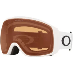 Oakley Flight Tracker XL Snowboardbrille Matte White Prizm Snow Persimmon Damen, Herren