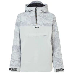 Oakley TC Ice BZI Snowboardanorak Grey Mountains Herren -Skiausrüstung Geschäft oakley tc ice pullover foa 400888 9gy 04 gross