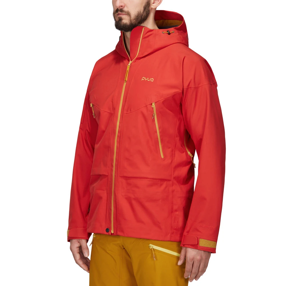 Pyua Gorge-Y Shell-Jacke Warm Red Herren 2 Pyua Gorge-Y Shell-Jacke Warm Red Herren – Bild 2