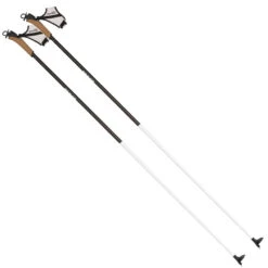 Skiausrüstung Geschäft 8 Rossignol Force Langlaufstöcke Black/White Damen, Herren