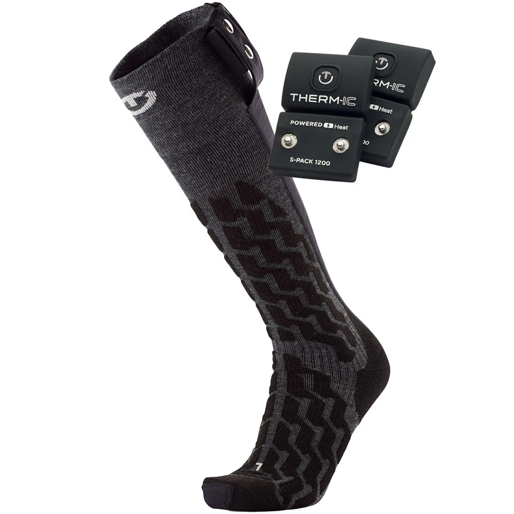 Therm-ic Heat Fusion Uni Set 1200 Heiz-Socken Black/Grey Damen, Herren 1 Therm-ic Heat Fusion Uni Set 1200 Heiz-Socken Black/Grey Damen, Herren