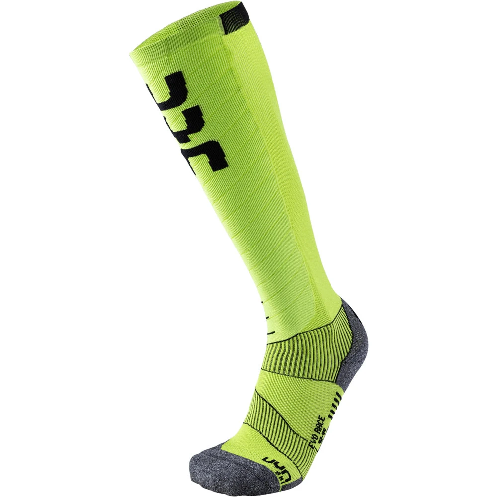 UYN Ski Evo Race Skisocken Green Lime/Black Herren 1 UYN Ski Evo Race Skisocken Green Lime/Black Herren