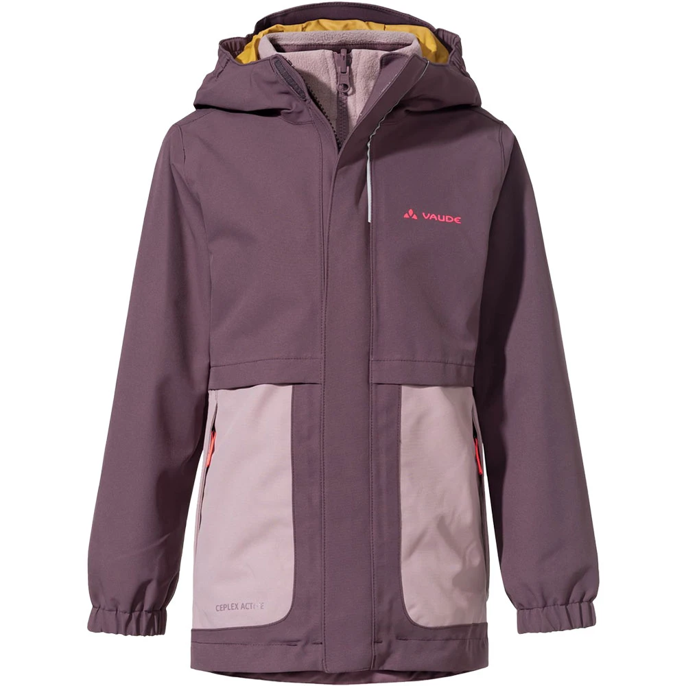 Vaude Campfire 3in1 Doppeljacke Blackberry Kinder 2 Vaude Campfire 3in1 Doppeljacke Blackberry Kinder – Bild 2