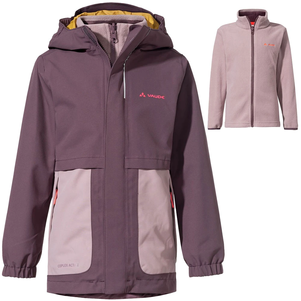 Vaude Campfire 3in1 Doppeljacke Blackberry Kinder 1 Vaude Campfire 3in1 Doppeljacke Blackberry Kinder