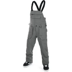 Volcom Roan Bib Skihose Dark Grey Herren -Skiausrüstung Geschäft volcom roan bib overall g1352306 dgr 02 grossjomnmvxGtxFfp