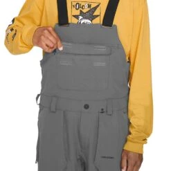 Volcom Roan Bib Skihose Dark Grey Herren -Skiausrüstung Geschäft volcom roan bib overall g1352306 dgr 04 gross8dcQiN4VpUB5B