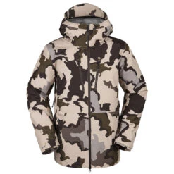 Volcom TDS Infrared Gore-Tex Wintersportjacke Drill Khaki Herren -Skiausrüstung Geschäft volcom tds infrared gore tex g0452201 dlk 04 grossQ4S88QdFW9zp4
